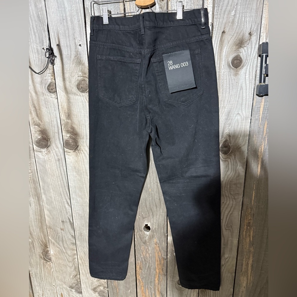 NWOT TAG Alexander Wang 003 Boy Fit jeans black fade - Picture 3 of 4